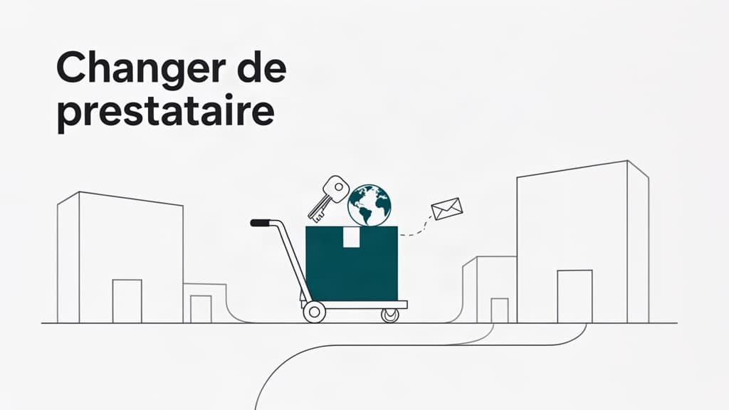 Changer de prestataire site internet sans perdre domaine, site ni e-mails