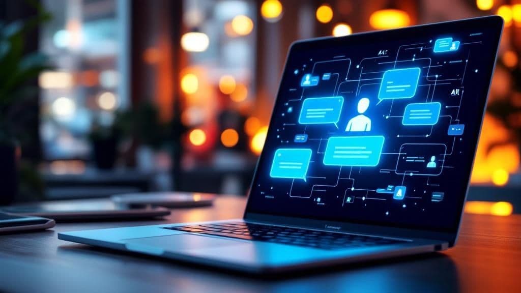 Chatbot IA service client site web PME