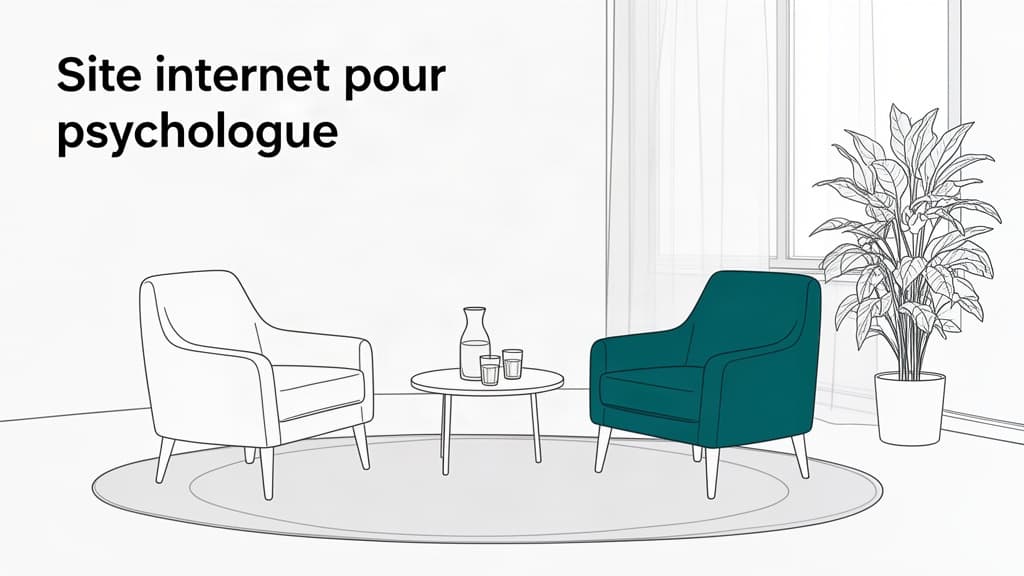 Création de site internet pour psychologue : budget, cabinet, rendez-vous et confidentialité