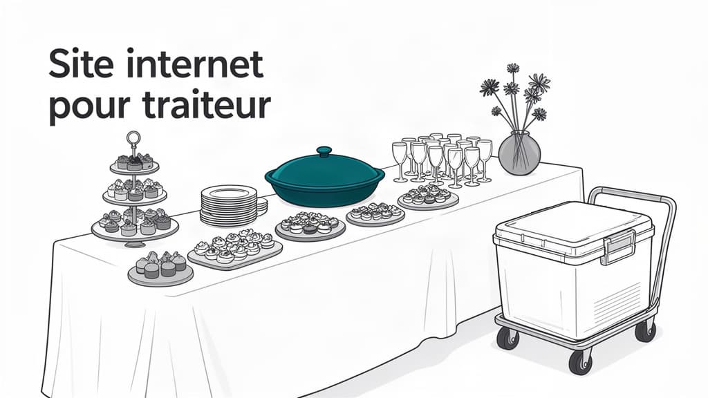 Création de site internet pour traiteur : devis d'événements ou commandes en ligne