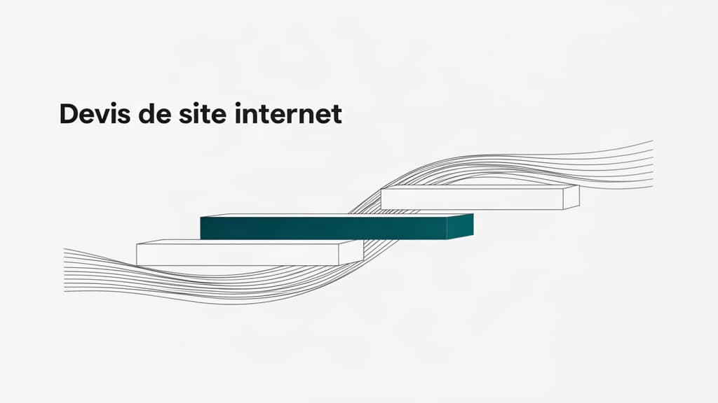 Devis de site internet posé sur un bureau, relu par un dirigeant de TPE avant signature