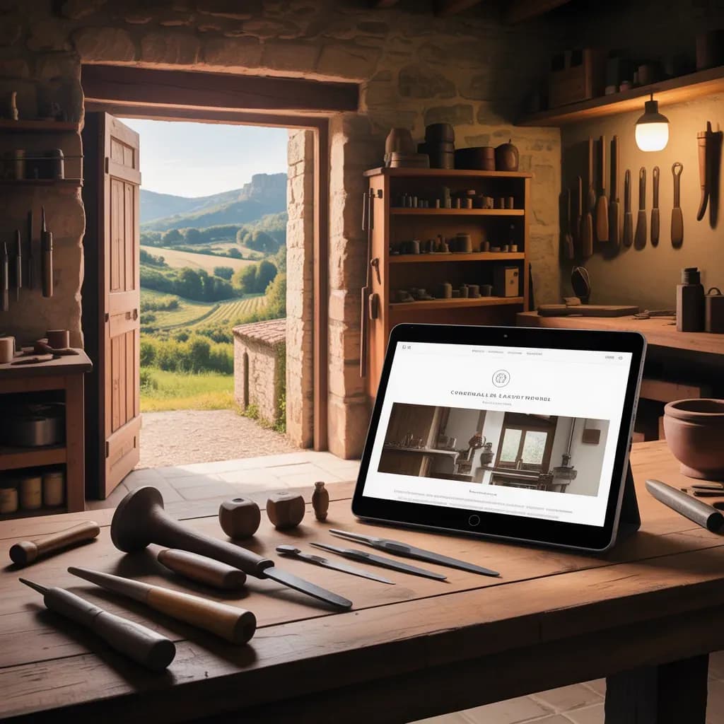 Site internet pour artisan en Corrèze
