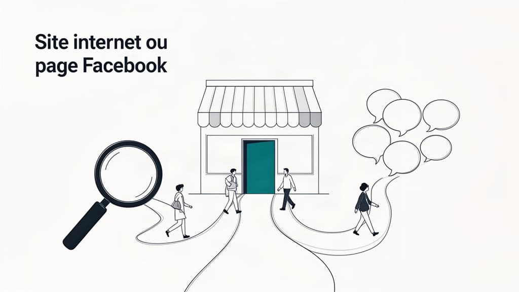 Site internet ou page Facebook : ce qu'une TPE perd à n'avoir que Facebook