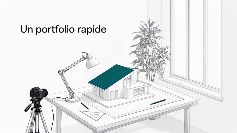 Création de site internet pour architecte : un portfolio rapide et des demandes qualifiées