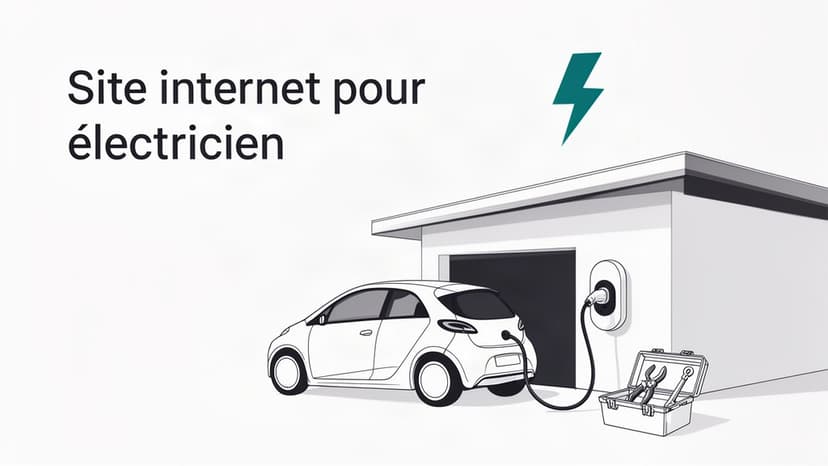 Site internet pour électricien : dépannages, chantiers et bornes de recharge