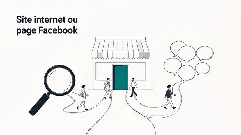 Site internet ou page Facebook : ce qu'une TPE perd à n'avoir que Facebook