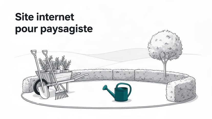 Site internet pour paysagiste : montrer ses jardins et remplir l'agenda toute l'année