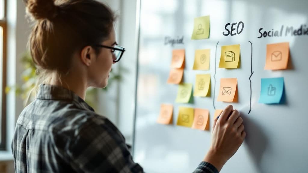 Dirigeant PME elaborant strategie digitale 2026