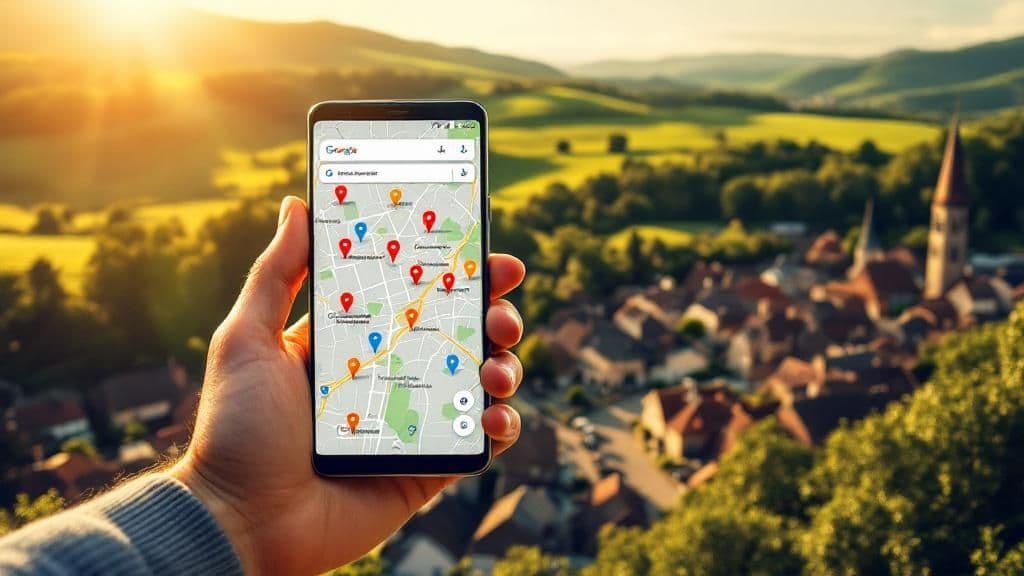 SEO local Corrèze Limousin — carte Google Maps avec résultats locaux
